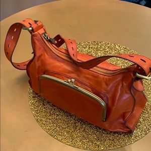 Orange HOBO purse